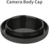 2 Pack Rear Lens Cap & Camera Body Cap Cover Kit for Sony A77II, A77, A99II, A99, A58, A57, A65, A55, A37, A35, A33