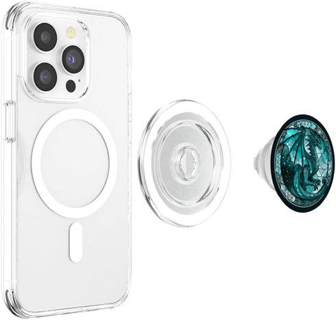 PopSockets PopGrip for MagSafe Blue Dragon