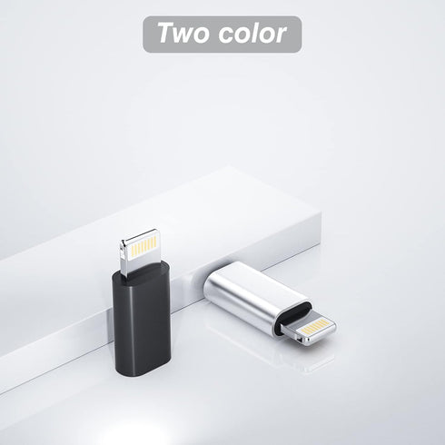 Micro USB to Lightning Adapter (3-Pack) for iPhone 13, 12, 11 Pro Max, iPad & More - Charge & Sync Connector