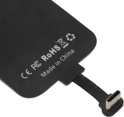 Wireless Charging Receiver and Adapter, 10W Ultra Thin Type C Charger Adapter with Magnetic Charging Cable
