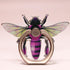 Bee Shape Style Alloy Color Paint Panel 360° Rotation Cell Phone Ring Holder Stand, Compatible with iPhone Samsung LG