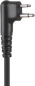 2 Pin Ptt Mic Earpiece - Two Way Radio Headset for Motorola Walkie Talkie, Wired, Black