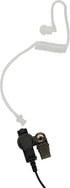 3.5mm Receiver/Listen ONLY Surveillance Acoustic Tube Earpiece Headset - 2 Pack with Medium Earmolds