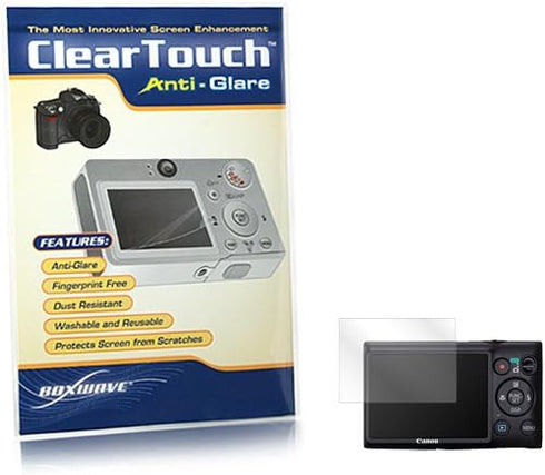 BoxWave Screen Protector for Canon PowerShot ELPH 300 HS, ClearTouch Anti-Glare Film