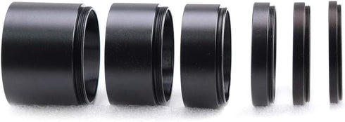 Telescope T2-Extension Tube Kit for Cameras and Eyepieces - Lengths 3mm to 30mm, M42x0.75