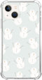 Cute Snowman Pattern Christmas Phone Case for iPhone 13, Unique Soft TPU Bumper for Girls, Boys, Women, Men.