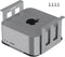 IFCASE Aluminum Under Desk Stand Mount for Mac Studio M2 M1 Max, Ultra with Anti-Scratch Pad (Silver)