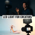Marmae 78 3000mAh, 3 Selfie Light for iPhone LED Rechargeable Clip-On Phone Light, Modes, Won't Cover Camera