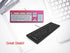 New 104-Key Large Print USB Wired Keyboard, 7ft, Spill-Resistant, Sleek Black for Laptop, Mac, TV, and Computer