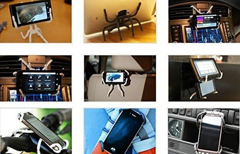 Multi-Function Portable Spider Flexible Grip Holder for Smartphones and Tablets
