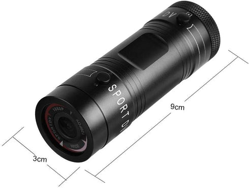 Socobeta F9 Mini Portable Video Camera, Full HD 1080P Waterproof Sport Camcorder for Outdoor, Bike, Car