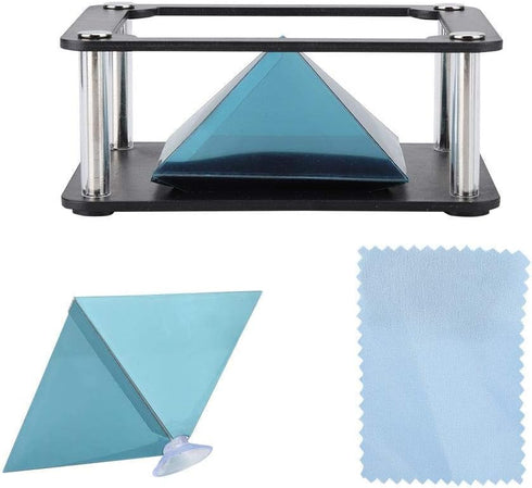 3D Holographic Display Stands Projector, 3.5-6inch Mobile Smartphone Hologram Bracket for Ad Display/Entertainment