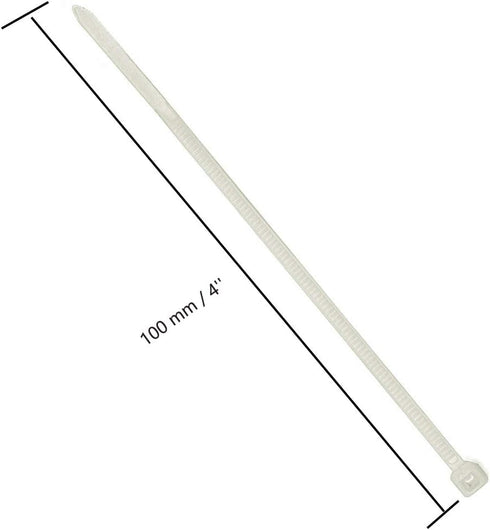 LC LICTOP 4 Inch Nylon Cable Zip Self-locking Wire Ties, Pack of 1000 (White)