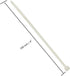 LC LICTOP 4 Inch Nylon Cable Zip Self-locking Wire Ties, Pack of 1000 (White)