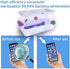 CarbonKlean UVKlear UVC Sterilization Kit with Wireless Charger, Removable Mobile Cosmetics Mirror and UV Sanitizer