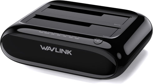 WAVLINK Dual Bay Hard Drive Docking Station - USB 3.0 to SATA I/II/III