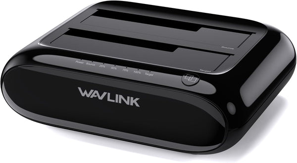 WAVLINK Dual Bay Hard Drive Docking Station - USB 3.0 to SATA I/II/III