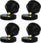 4Pcs Speaker Isolation Spikes Floor Protectors Shockproof Speaker Isolation Spikes with Base