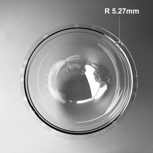 4 Inch Indoor Outdoor CCTV Replacement Acrylic Clear Cover, Surveillance Cameras Security Dome Protector Housing