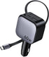 UGREEN 60W 2C1A 3-Port 30W 17/16/15, S25/S24, 12V Car Charger with Retractable Cable, Fast Charger with PD USB-C