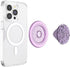 PopSockets Phone Grip with Expanding Kickstand, MagSafe Compatible, Adapter Ring Included, Sugar Plum Speckle