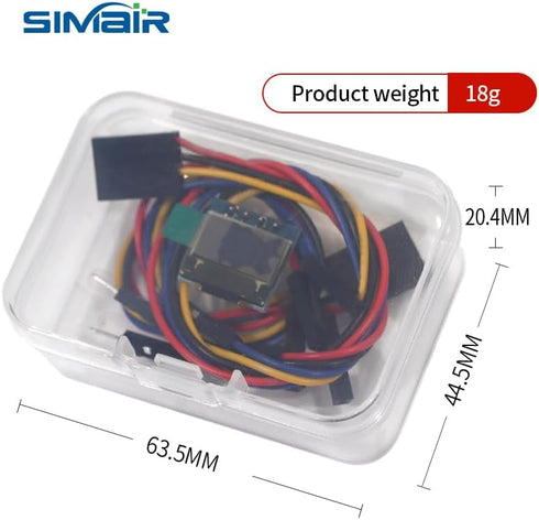 Generic 0.49 Inch 64 32 OLED LCD Module x Point Matrix Monochrome Display Solder Pin IIC Cable