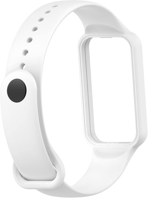 Soft Silicone Wristbands Compatible with Amazfit Band 7, Adjustable Color Sport Strap for Women Men