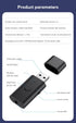 Bluetooth 5.3 Transmitter Receiver, 3.5mm Aux Wireless USB Adapter for TV, PC, Home/Car Stereo, Handsfree Calls