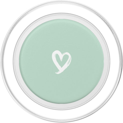 White Minimalist Green PopSockets PopGrip Heart for MagSafe