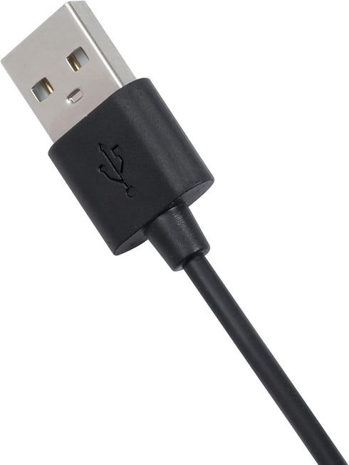 3.5mm Male AUX Audio Jack Cable to USB 2.0 Adapter Cord for Wireless Bluetooth Headphones, Black