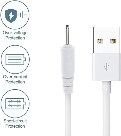 E ECSEM Charging Cable for Huion P80/GT-P80/PF150/PE330/Q11K V1 Drawing Tablet, Replacement USB Charger