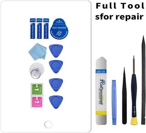 iPad 7th Gen 2019/iPad 8th Gen 2020 10.2" Touch Screen Digitizer Assembly Replacement with Home Button