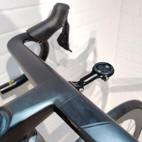 Out Front Bike Stem Handlebar Combo Mount for Garmin Edge, Wahoo, Bryton, Stages, Compatible with Colnago