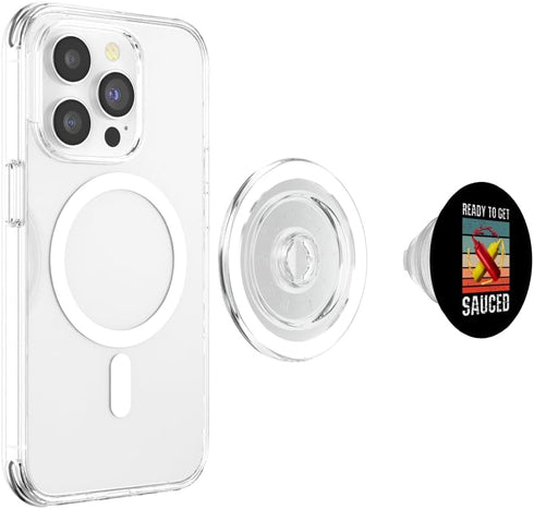Funny Mayonnaise and Tomato sauce Bottle Ready to get sauced Funny Tomato Sauce and Mayonnaise Bottle PopSockets