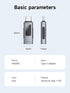 Hagibis LED Display USB C Adapter 240W 40Gbps 8K@60Hz for Thunderbolt 4/3, iPhone 15 Pro Max