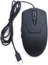 CBUS Wired USB C Mouse, 6-Button Quiet Click Computer Mouse - 4 DPI