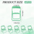 CRASPIRE 8Pcs Mini Folding Chair Phone Stand Holder Desktop Foldable Green Candy Color Lazy Funny Cute Cell Mobile
