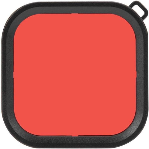Waterproof Diving Lens Filter for GoPro 8 with Hanging Strap, Red Filter
