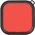 Waterproof Diving Lens Filter for GoPro 8 with Hanging Strap, Red Filter