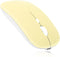 UrbanX 2.4GHz & Bluetooth Rechargeable Wireless Mouse for Samsung Galaxy Tab S6 Lite, Laptop, PC, Mac, iPad Pro (Banana