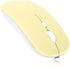 UrbanX 2.4GHz & Bluetooth Rechargeable Wireless Mouse for Samsung Galaxy Tab S6 Lite, Laptop, PC, Mac, iPad Pro (Banana