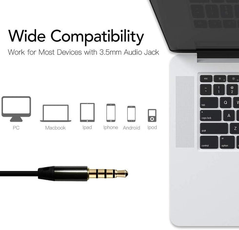Wired Earbuds in-Ear Stereo Earphones with Microphone, 1-Button Control Ear Buds Premium Sound Noise Isolating