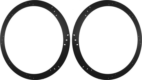 12" Subwoofer Speaker Spacers Depth Extender Rings - 1/4" thick, ID: 11 1/8" OD: 12 7/8"