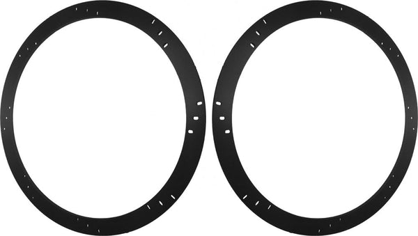 12" Subwoofer Speaker Spacers Depth Extender Rings - 1/4" thick, ID: 11 1/8" OD: 12 7/8"