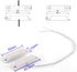 10pcs Surface Mount Alarm 10W 100V 0.5A in Max Magnetic Contact Ideal for Door Window Security with Lead Wire and 3M Adhesive Paper