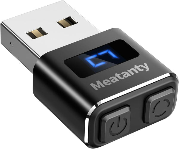 Meatanty Metal Tiny Mouse Jiggler, USB Mouse Mover, Automatic Shaker with LED Screen, Keep Computer Awake