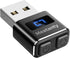 Meatanty Metal Tiny Mouse Jiggler, USB Mouse Mover, Automatic Shaker with LED Screen, Keep Computer Awake
