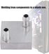 Wendry 40x40mm Computer Water Cooling Head, Aluminum Block for CPU Radiator Liquid Heatsink Cooler, 0.5MM Thickness