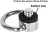 Stainless Steel D Ring Screw Holder for Camera Fixing, 1/4"-20 Thread for Tripod DSLR, 2 Pack