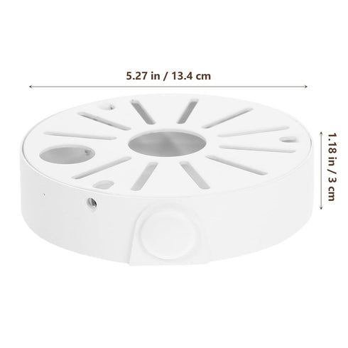 VILLCASE Universal Security Camera Junction Box, Aluminum Alloy Mount Bracket, Hide Cable Base for CCTV